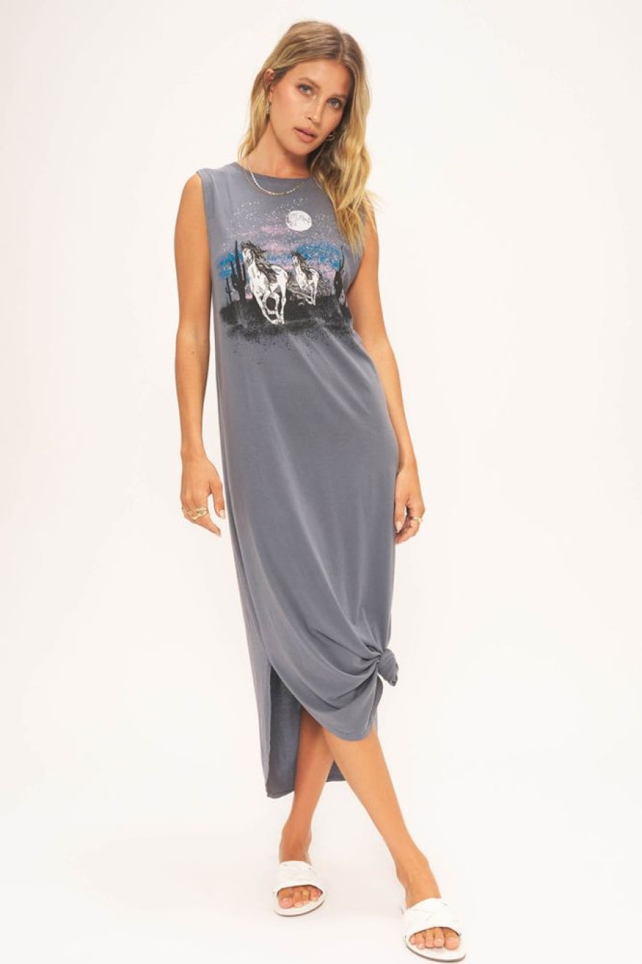 Clothes Project Social T Maxi | Project Social T Wild Horses Tank Dress