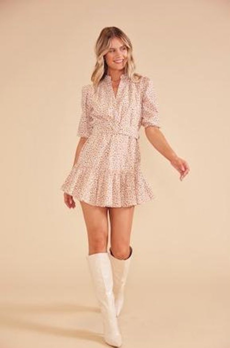 Clothes MINKPINK Mini | Minkpink Freya Belted Mini Dress