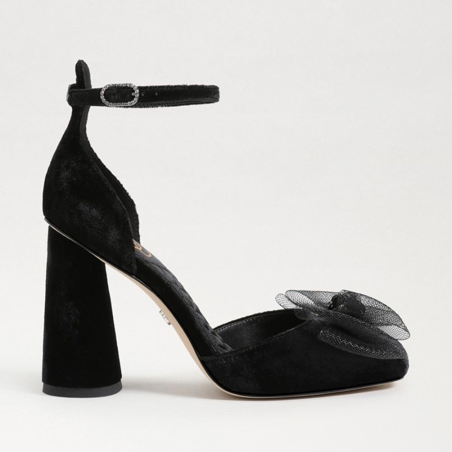 Shoes Sam Edelman | Sam Edelman Colter Ankle Strap Block Heel Black