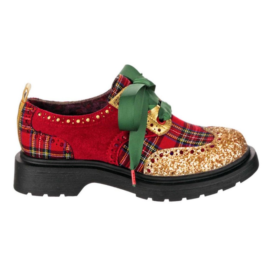 Shoes Irregular Choice | Irregular Choice Smart N Spiffy Christmas Plaid