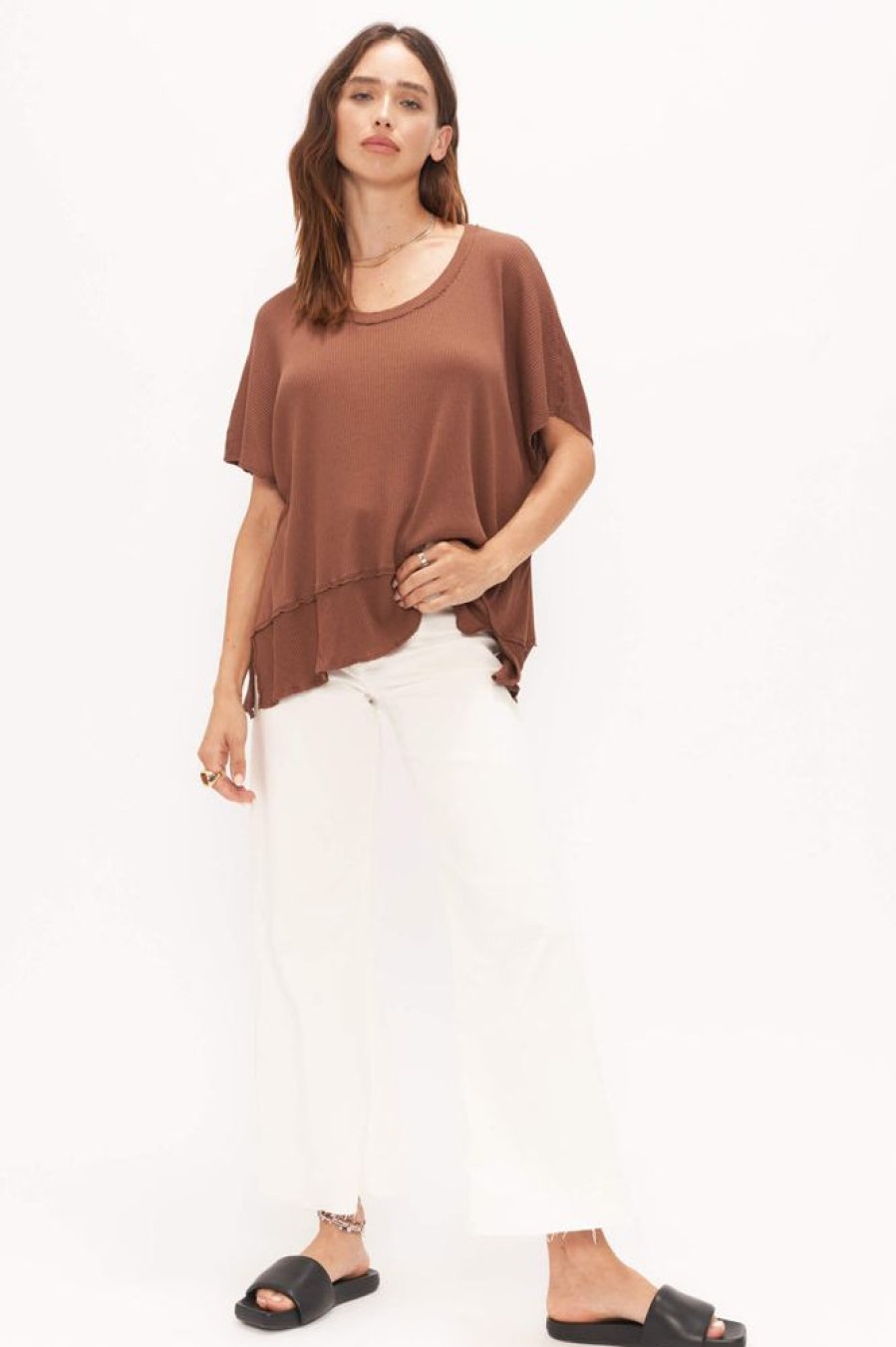 Clothes Project Social T T-Shirts | Project Social T Dalette Maple Rib Tee