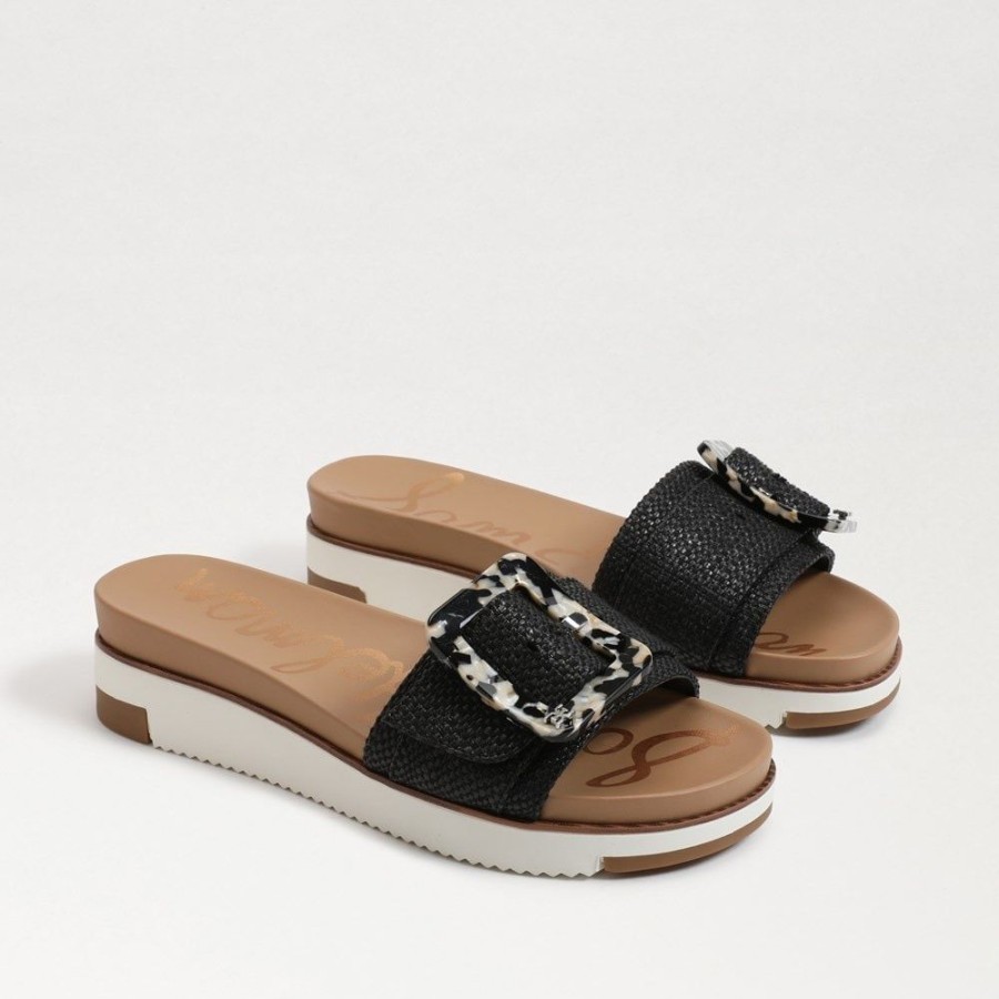 Shoes Sam Edelman | Sam Edelman Ariane Black Slide Sandal