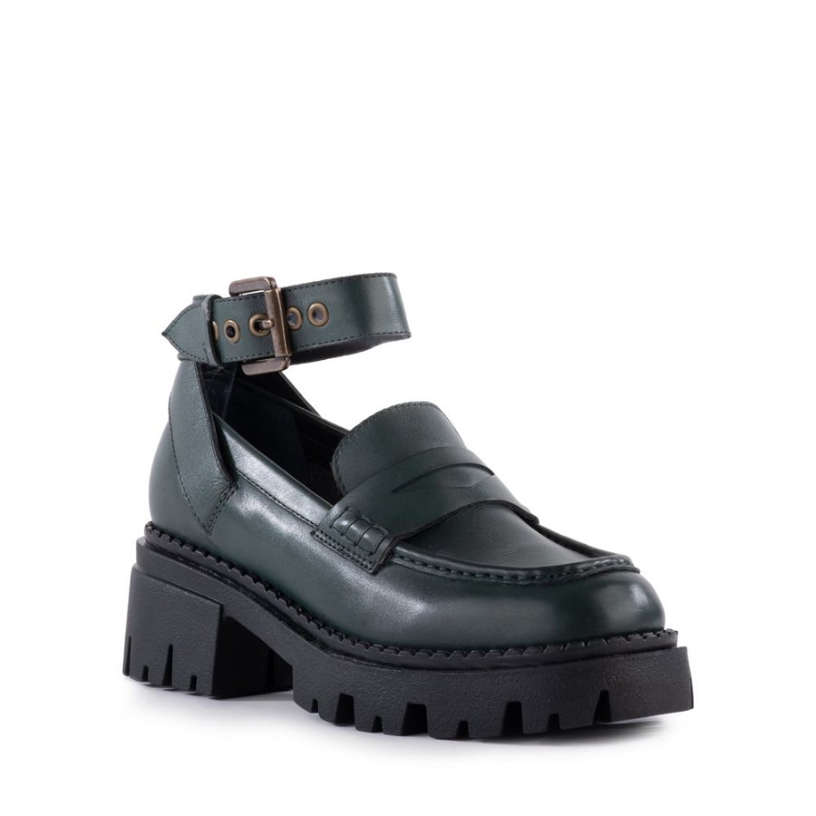 Shoes Seychelles | Seychelles Not The One Green Loafer