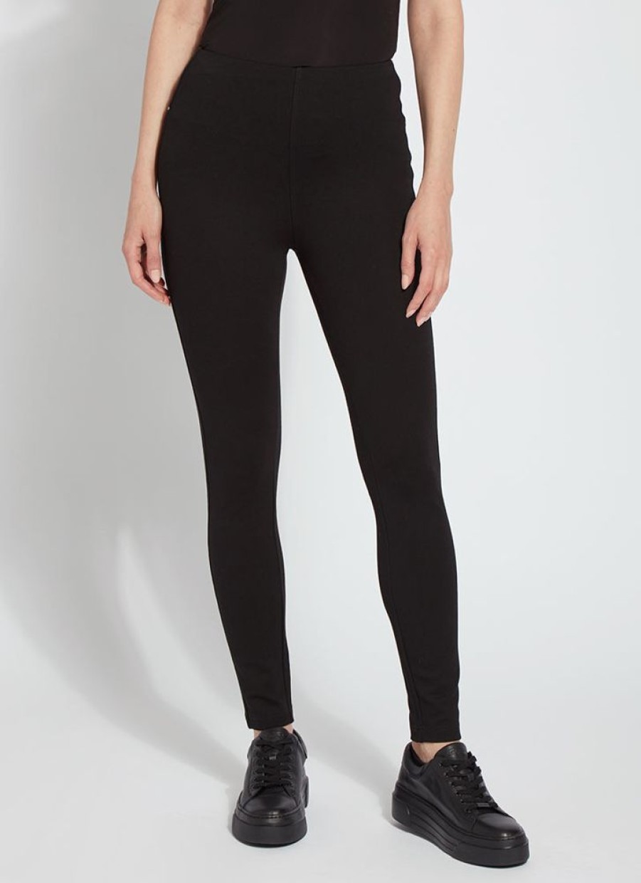 Clothes Lysse Bottoms | Lysse Ponte Toothpick Black Legging