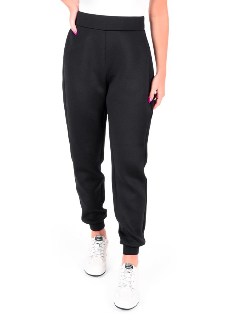 Clothes Emily McCarthy Bottoms | Emily Mccarthy Downtown Jogger Noir