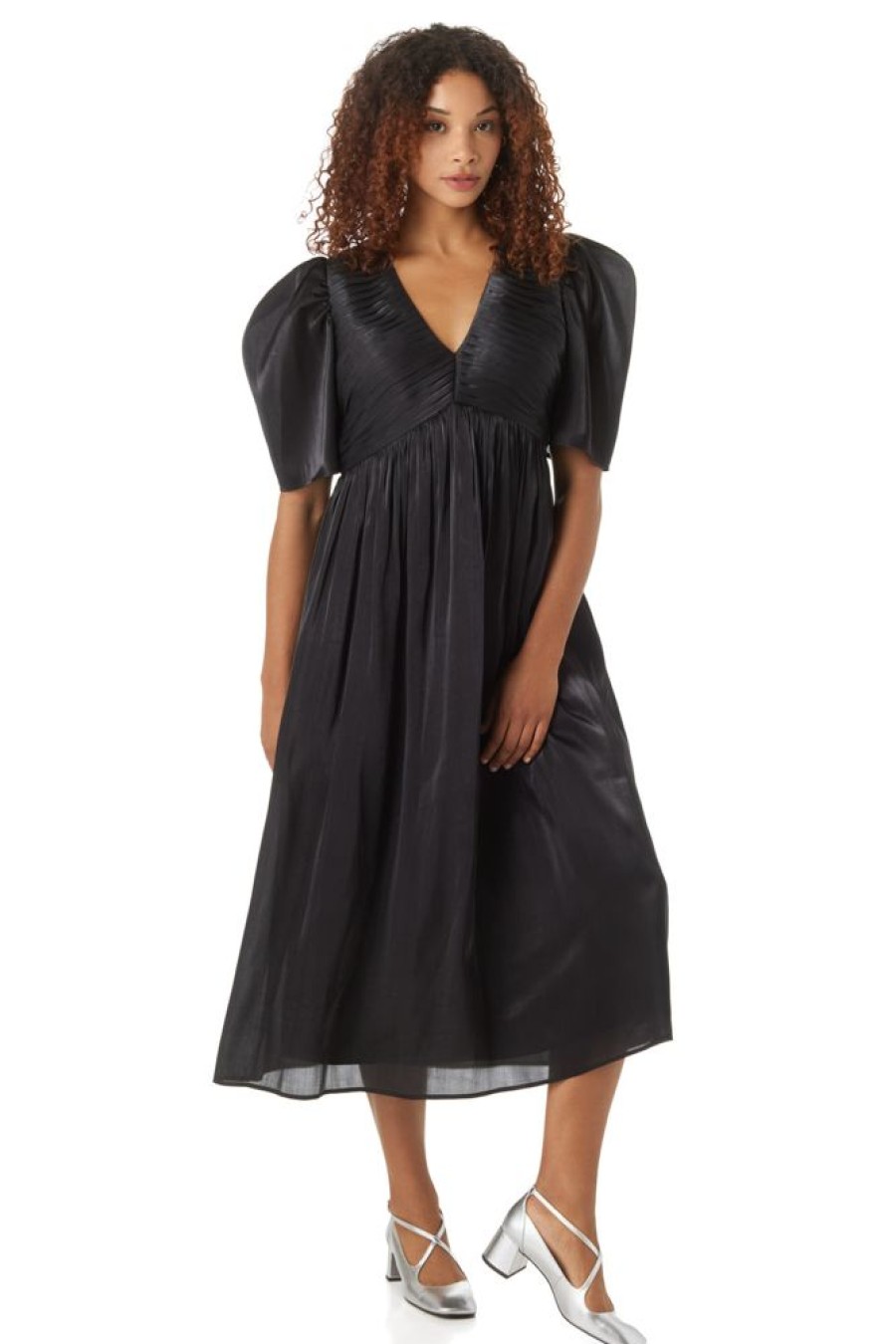 Clothes Crosby By Mollie Burch Midi | Crosby By Mollie Burch Marley Dress Black