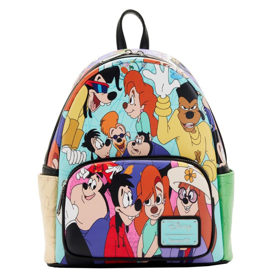 Accessories Loungefly | Loungefly Lf Disney Goofy Movie Collage Mini Backpack