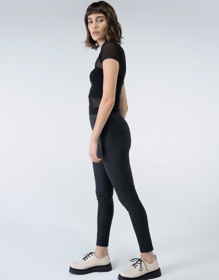 Clothes Unpublished Bottoms | Unpublished Ava Vegan Legging In Burnished