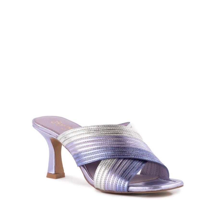 Shoes Seychelles | Seychelles Fleet Lavender Iridescent Heel