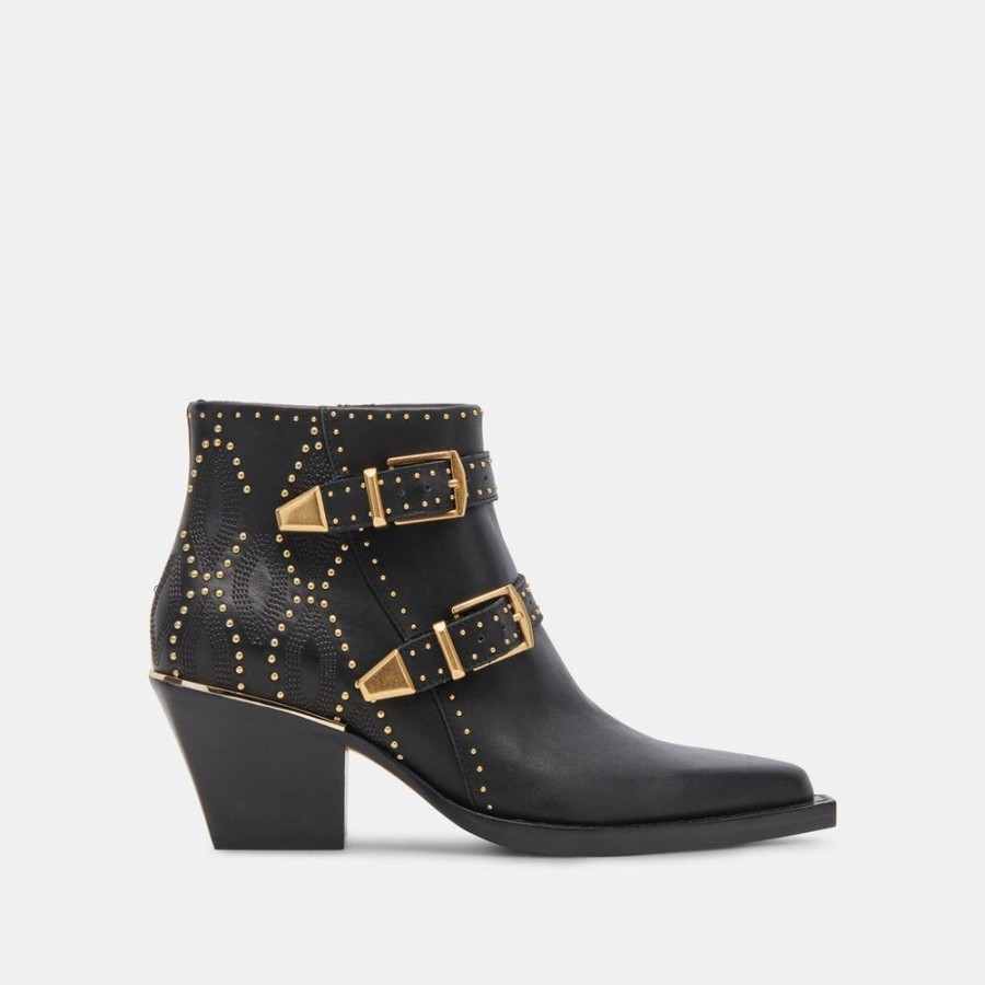 Shoes Dolce Vita | Dolce Vita Ronnie Studded Black Booties