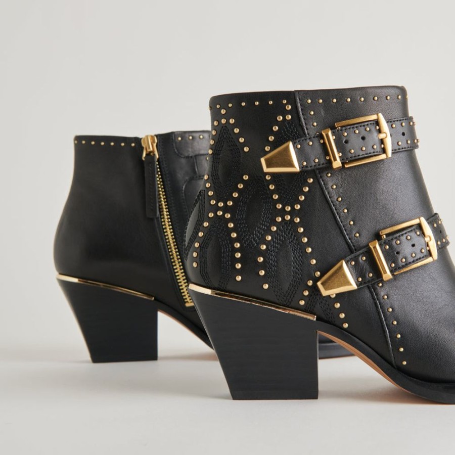 Shoes Dolce Vita | Dolce Vita Ronnie Studded Black Booties