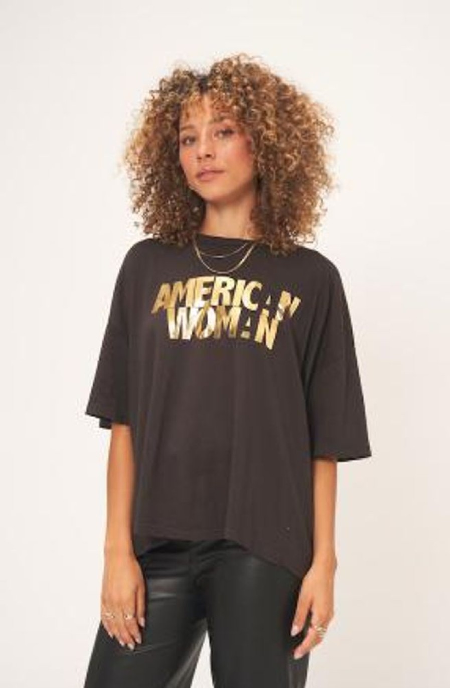 Clothes Project Social T T-Shirts | Project Social T American Woman Perfect Bf Tee