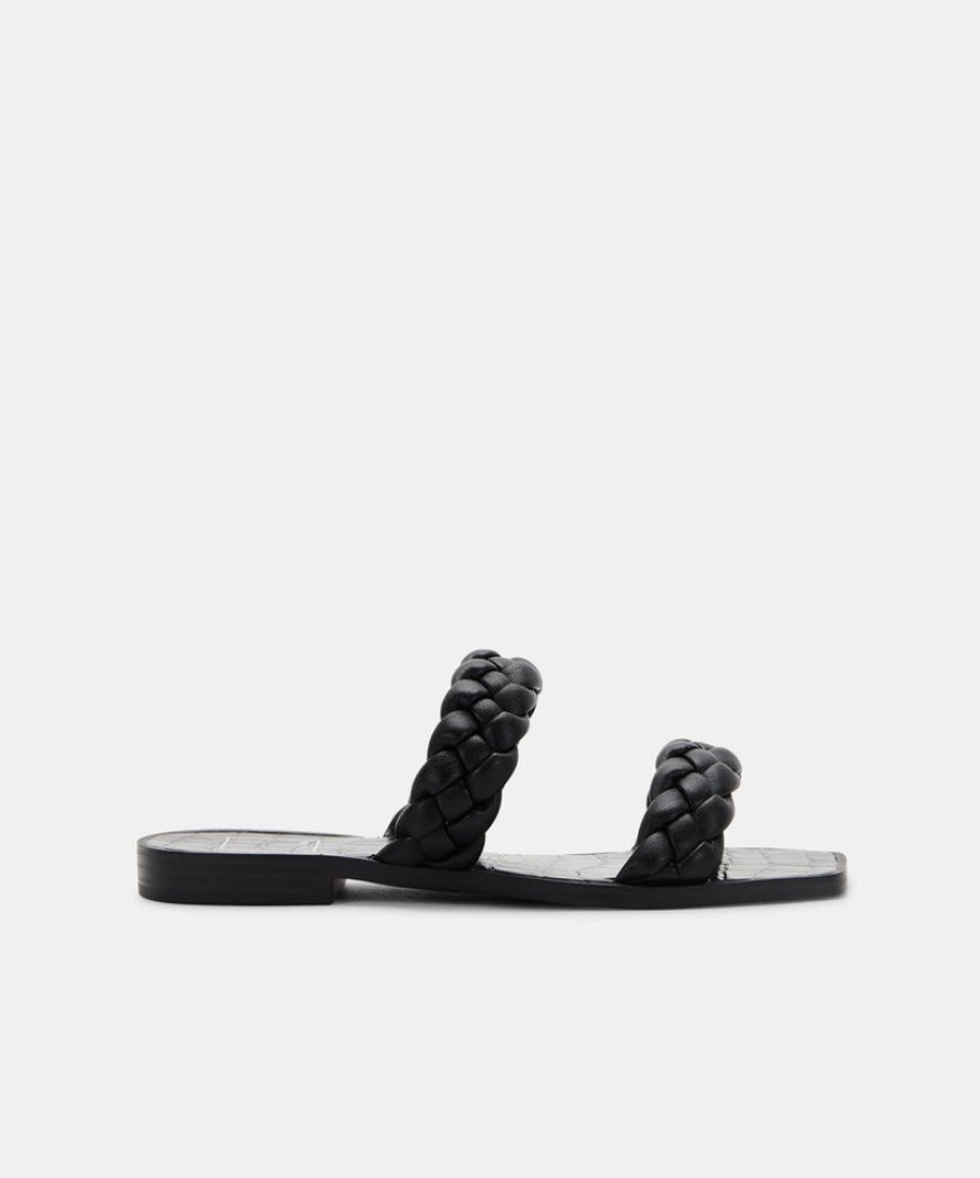 Shoes Dolce Vita | Dolce Vita Indy Graphite Black Stellasandal