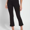 Clothes Lysse Bottoms | Lysse Cropped Kick Flare Black