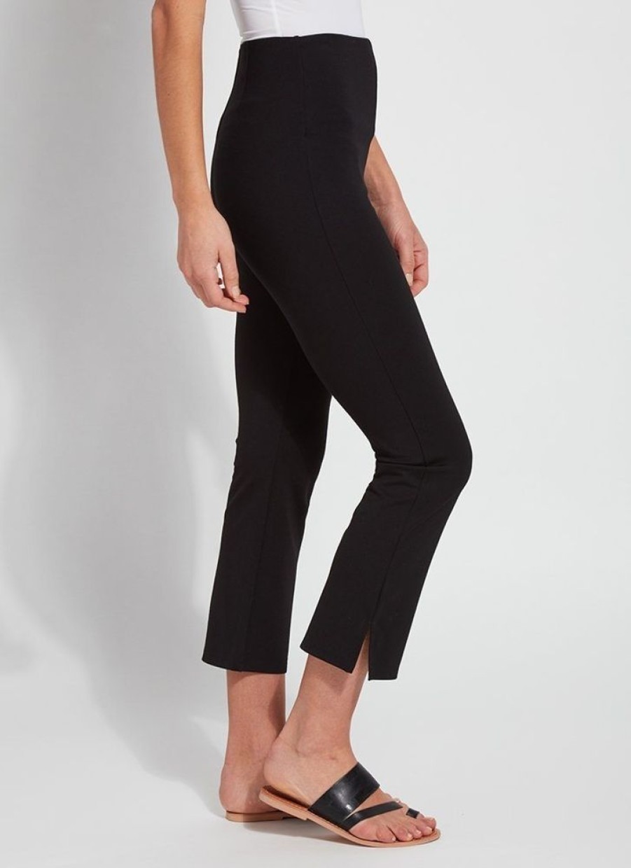 Clothes Lysse Bottoms | Lysse Cropped Kick Flare Black