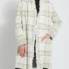 Clothes Lysse Coats | Lysse Mystic Fringe Sweater Coat Winterland Plaid