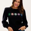 Clothes Sugarhill Brighton Sweaters | Sugarhill Brighton Andrea Rainbow Daisies Jumper