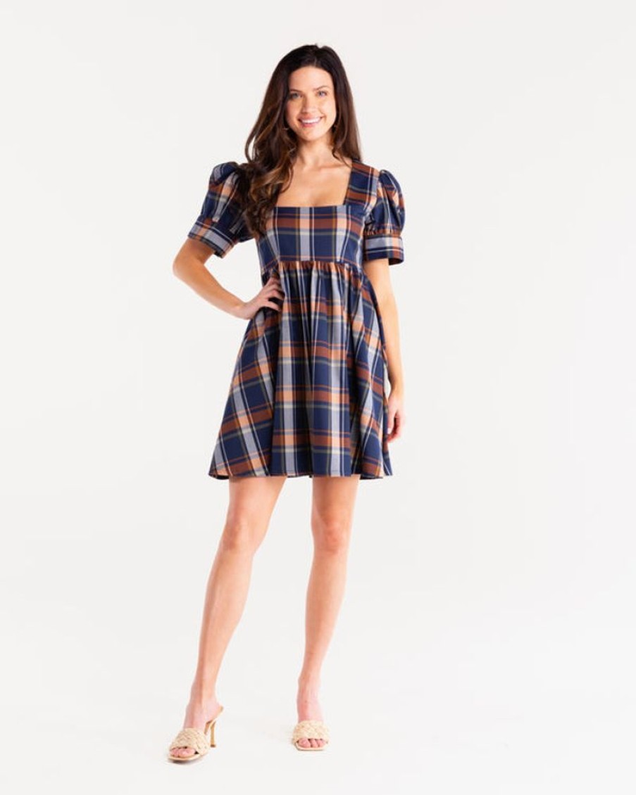 Clothes S'edge Apparel Mini | S'Edge Apparel Ivy Dress In Academia