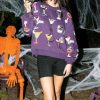 Clothes Queen of Sparkles Sweatshirts | Queen Of Sparkles Dark Purple Spooky Spirits Sweatshirt