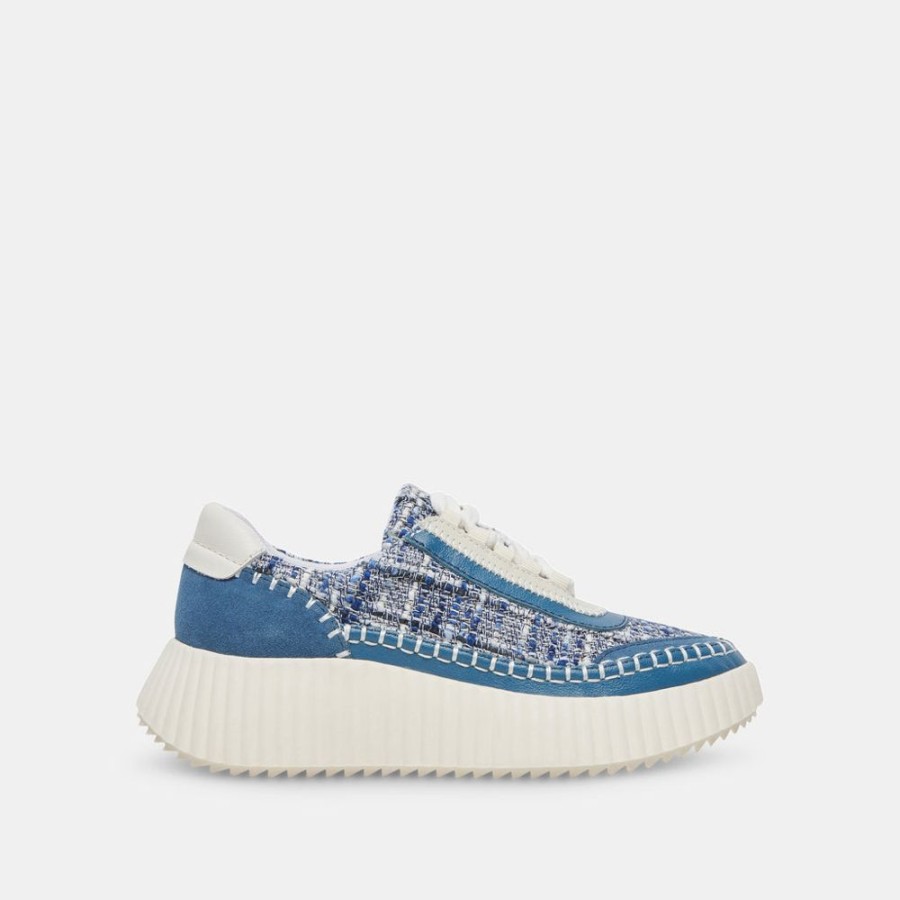 Shoes Dolce Vita | Dolce Vita Dolen Navy Multi Woven Sneakers