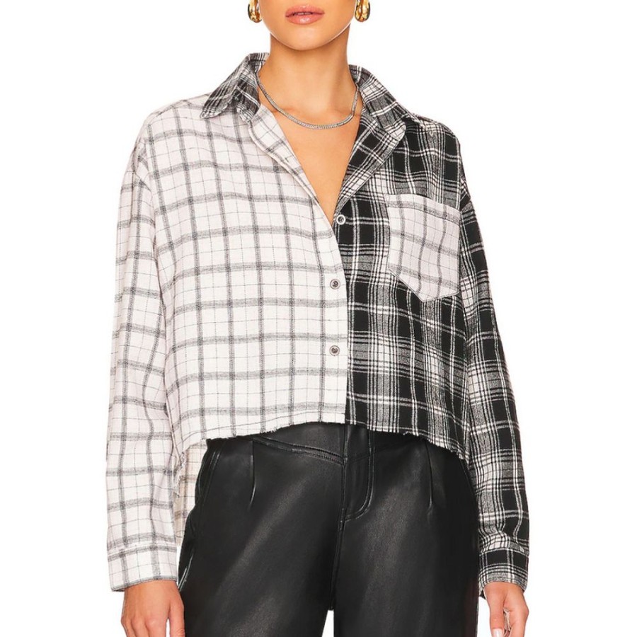 Clothes BB Dakota Blouses | Bb Dakota Sydney Flannel Top