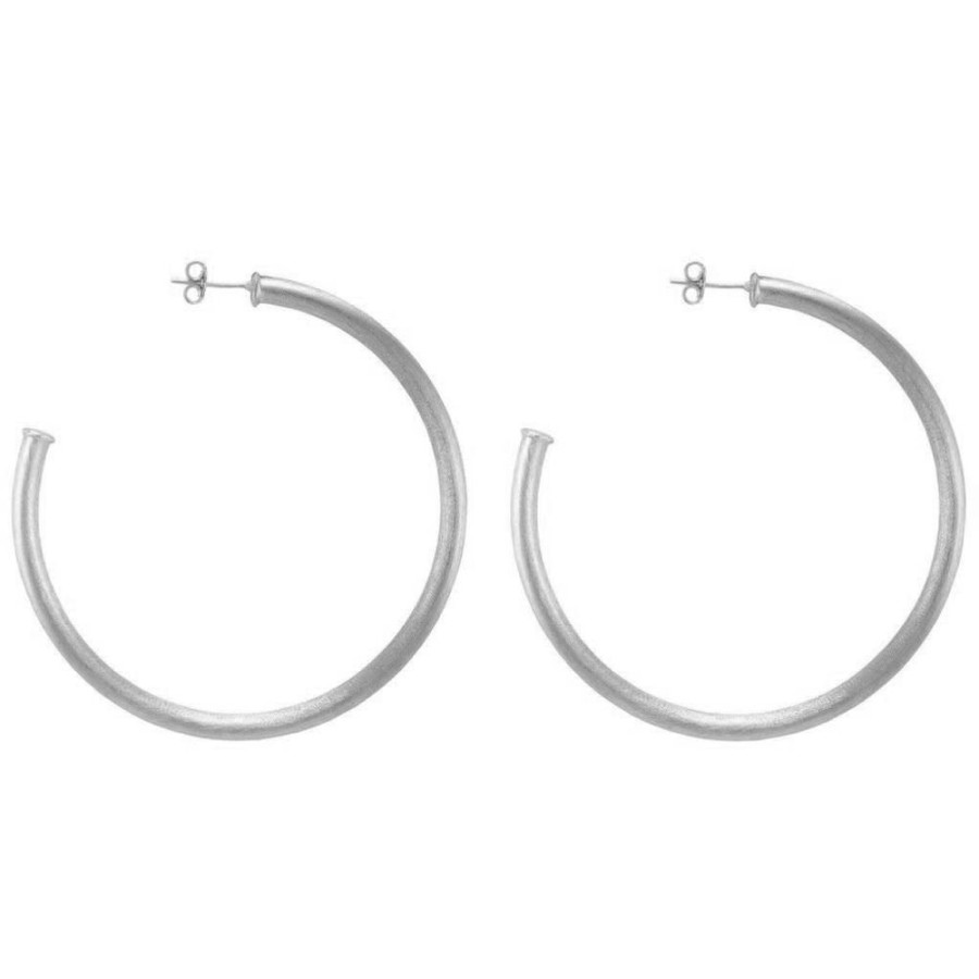 Accessories Sheila Fajl Earrings | Sheila Fajl Smaller Everybody'S Favorite Hoops Silver