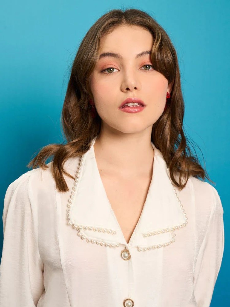 Clothes Sister Jane Blouses | Sister Jane Lana Pearl Blouse