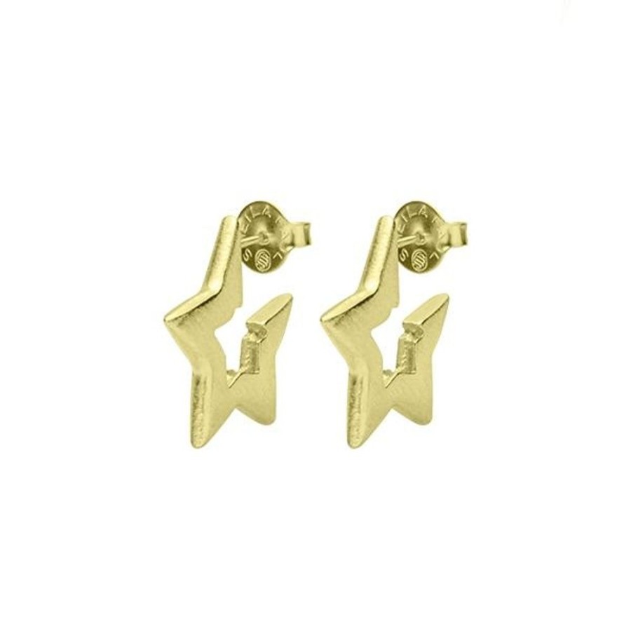 Accessories Sheila Fajl Earrings | Sheila Fajl Medium Marilyn Star Hug Hoops