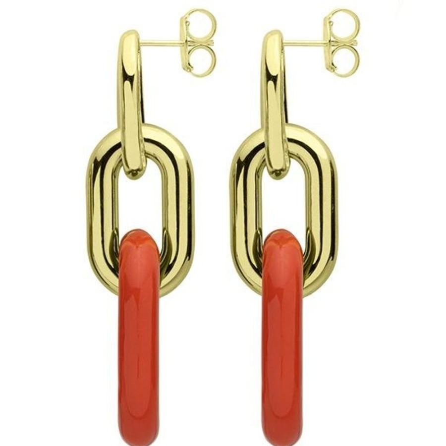 Accessories Sheila Fajl Earrings | Sheila Fajl Shakedown Earrings Orange