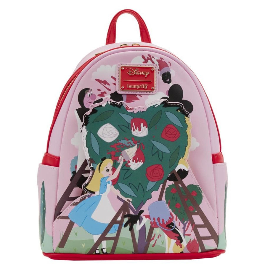 Accessories Loungefly | Loungefly Alice In Wonderland Painting The Roses Red Mini Backpack