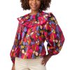 Clothes Crosby By Mollie Burch Blouses | Crosby By Mollie Burch Francine Top Daily Disco