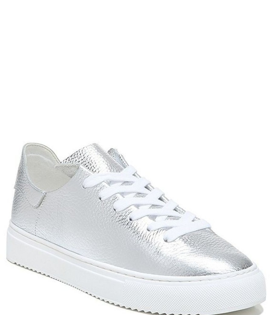 Shoes Sam Edelman | Sam Edelman Poppy Soft Silver Sneaker