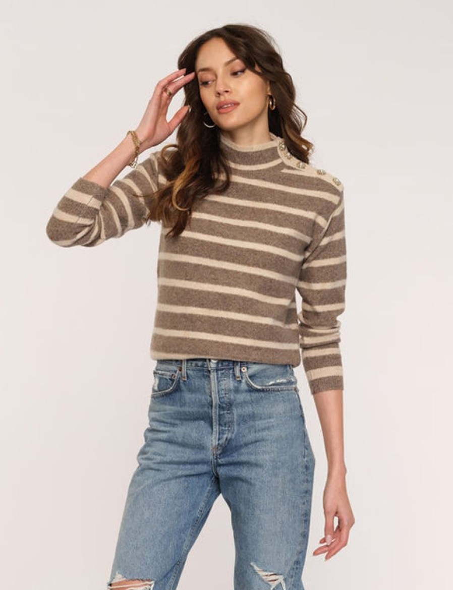 Clothes Heartloom Sweaters | Heartloom Fink Sweater In Taupe