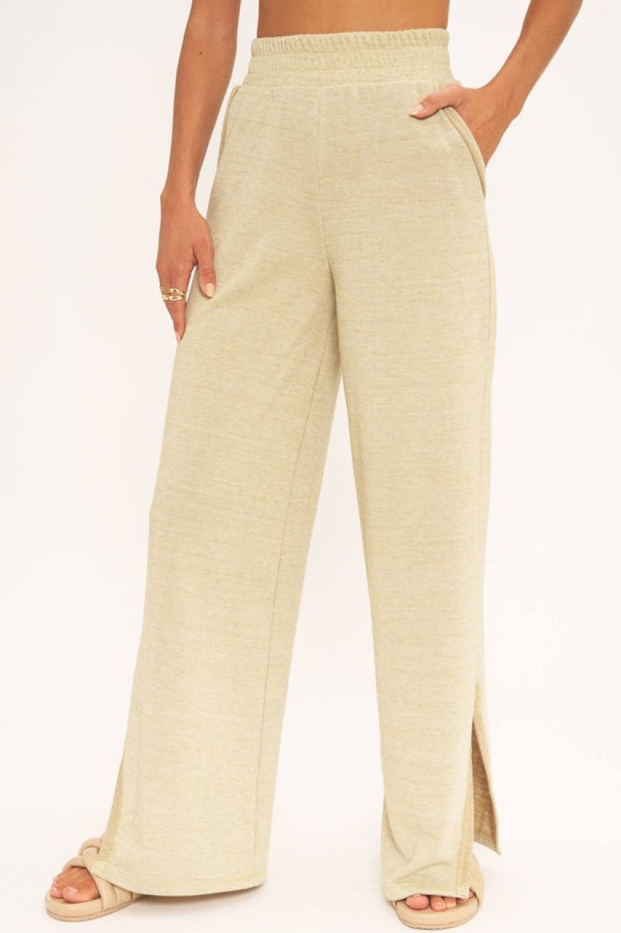 Clothes Project Social T Bottoms | Project Social T Adey Side Slit Pant