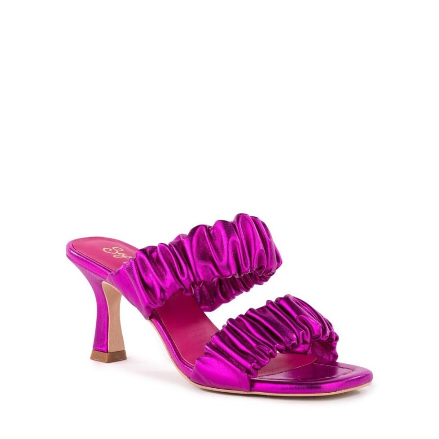 Shoes Seychelles | Seychelles Leeward Metallic Pink Heel