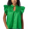 Clothes Crosby By Mollie Burch Blouses | Crosby By Mollie Burch Layla Top - Bright Fern