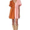 Clothes Crosby By Mollie Burch Mini | Crosby By Mollie Burch Raines Dress Salmon/Clay