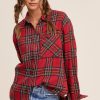 Clothes La Miel Blouses | La Miel Avril Plaid Shirt