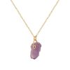 Accessories Jurate LA Earrings | Jurate La Mystic Amethyst Necklace