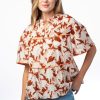 Clothes Crosby By Mollie Burch Blouses | Crosby By Mollie Burch Ellis Top Sycamore Shadows