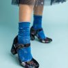 Accessories Sock Candy | Sock Candy Celestial Shimmer Crew Sock