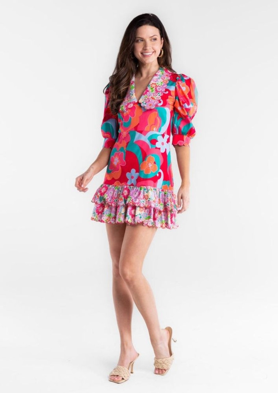 Clothes Alden Adair Mini | Alden Adair Piper Dress In Trippy