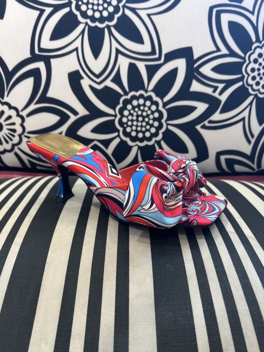 Shoes Jeffrey Campbell | Jeffrey Campbell Mr Big Bow Red Navy Multi