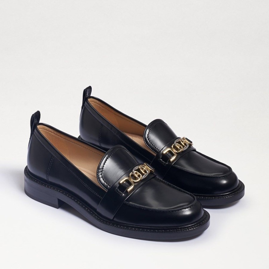 Shoes Sam Edelman | Sam Edelman Christy Black Shiny Loafer