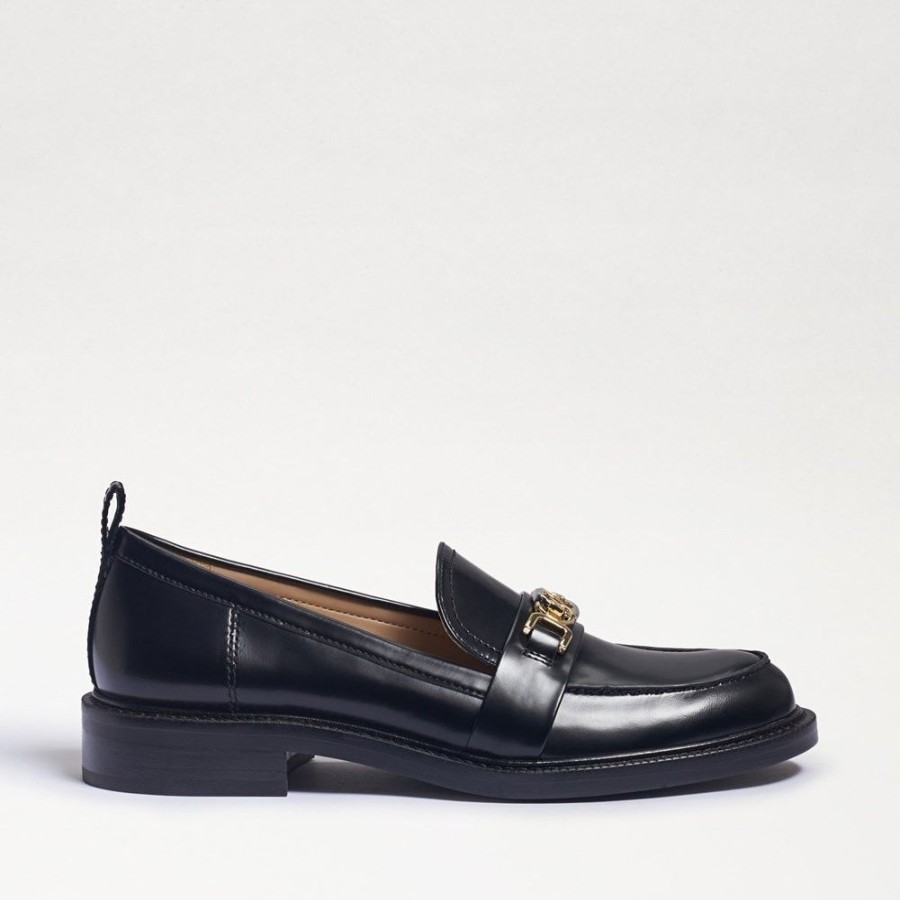 Shoes Sam Edelman | Sam Edelman Christy Black Shiny Loafer