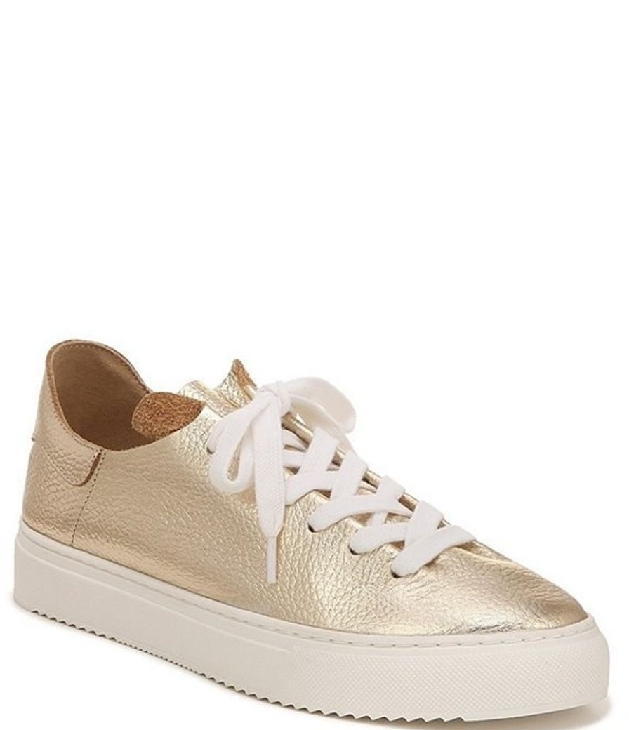 Shoes Sam Edelman | Sam Edelman Poppy Gold Sneaker