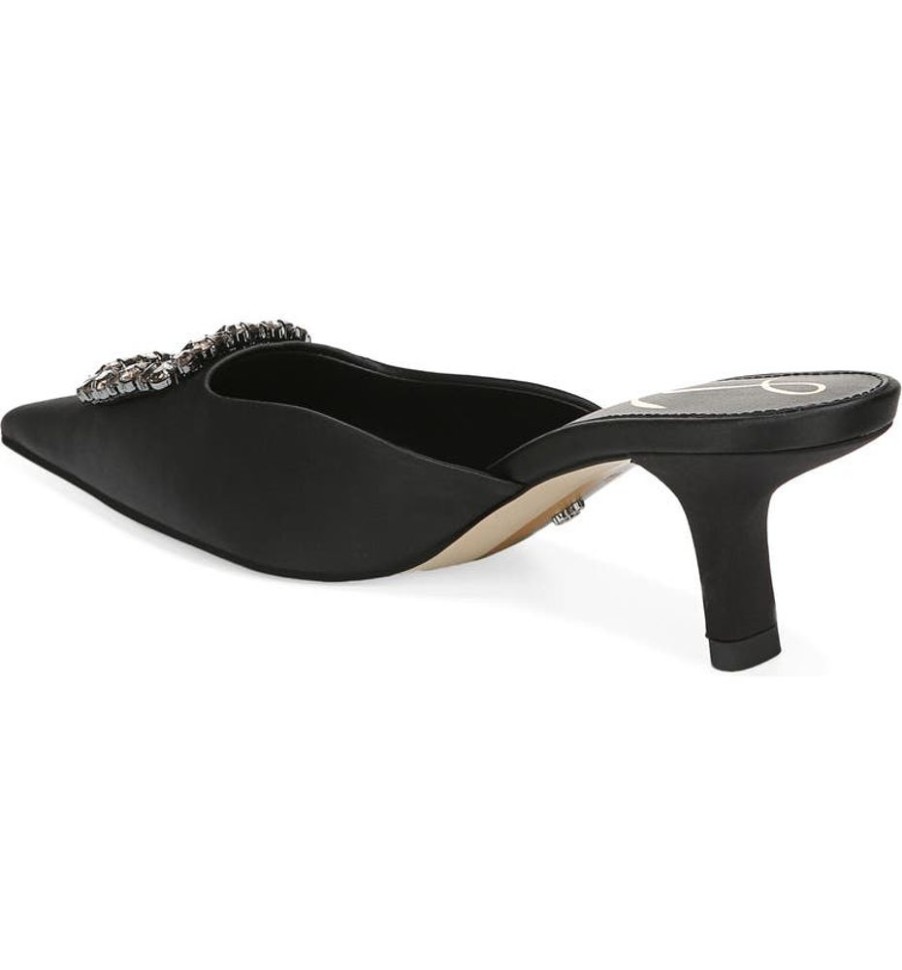 Shoes Sam Edelman | Sam Edelman Brit Jewel Black Satin