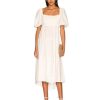 Clothes MINKPINK Midi | Minkpink Azalea Midi Dress Ivory