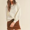 Clothes &Merci Sweaters | &Merci Pointelle Puff Sleeve Sweater