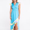 Clothes Alden Adair Midi | Alden Adair Willow Dress Ocean